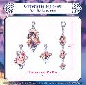 hololive - AZKi 6th Anniversary Celebration "Connectable 3-in-a-row Acrylic Keychain"