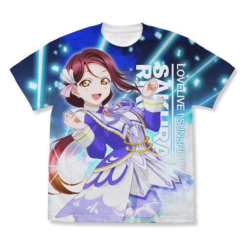 Love Live! Sunshine!!The School Idol Movie Over the Rainbow Riko Sakurauchi Full Graphic T-Shirts Over the Rainbow Ver.