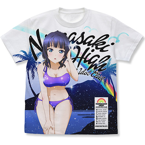 Love Live! Nijigasaki High School School Idol Club Karin Asaka Full Graphic T-Shirts Swimsuit Ver.