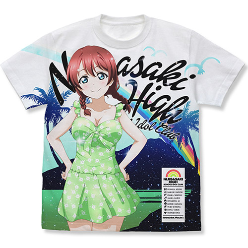 Love Live! Nijigasaki High School School Idol Club Emma Verde Full Graphic T-Shirts Swimsuit Ver.