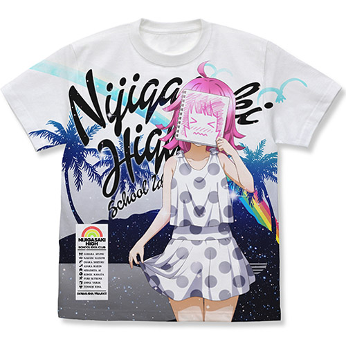 Love Live! Nijigasaki High School School Idol Club Rina Tennoji Full Graphic T-Shirts Swimsuit Ver.