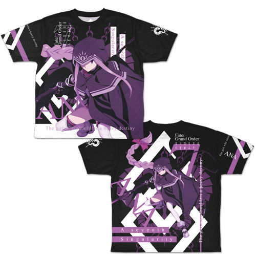 Fate Grand Order - Absolute Demon Battlefront Babylonia FGO Babylonia Mash Kyrielight Double Sided Full Graphic T-Shirt