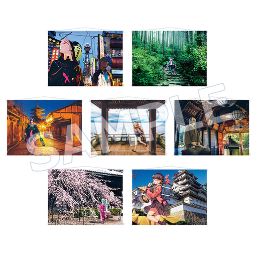 FGO 5th Anniversary under the same sky - under the same sky Illustration B2 Tapestry (Kansai 7 types)