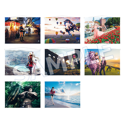 FGO 5th Anniversary under the same sky - under the same sky Illustration B2 Tapestry (Kyushu 8 types)