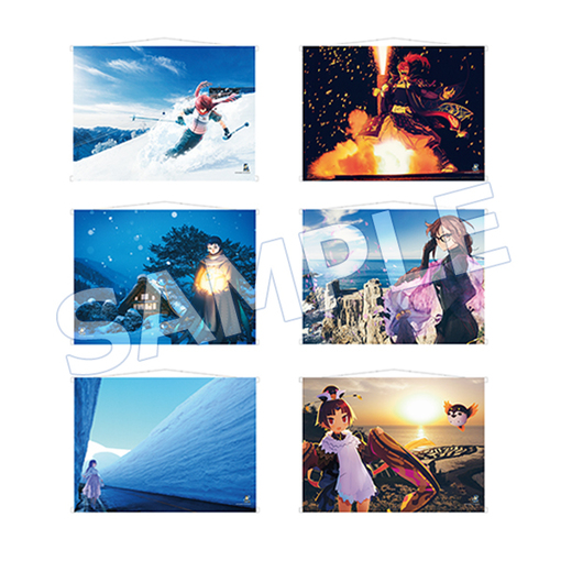 FGO 5th Anniversary under the same sky - under the same sky Illustration B2 Tapestry (Tokai Hokuriku 6 types)