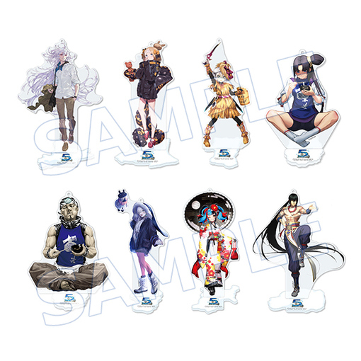 FGO 5th Anniversary under the same sky - under the same sky Servants Acrylic Mascot (Hokkaido Tohoku 8 types)