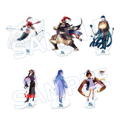 FGO 5th Anniversary under the same sky - under the same sky Servants Acrylic Mascot (Tokai Hokuriku 6 types)