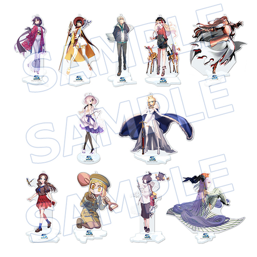 FGO 5th Anniversary under the same sky - under the same sky Servants Acrylic Mascot (Kanto Koshin 11 types)