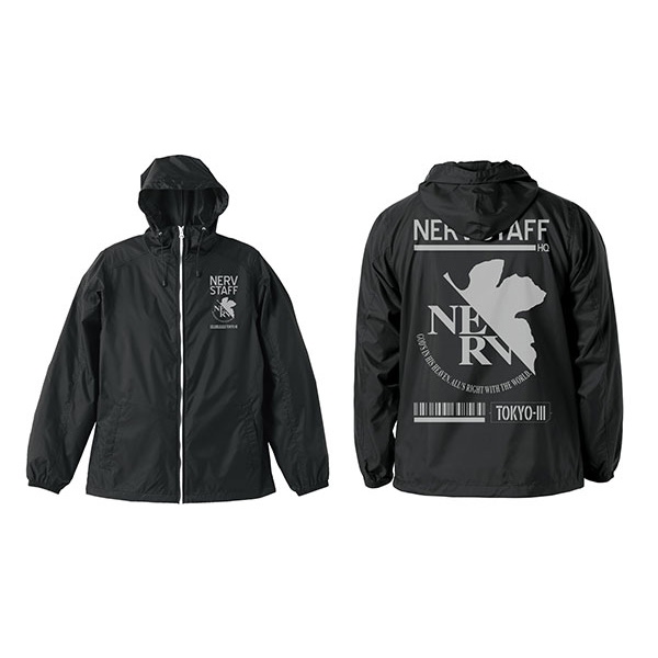 EVANGELION Nerv Hooded Windbreaker